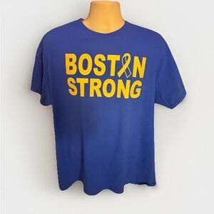 Gildan XL “Boston Strong” Rare T-Shirt Marathon Monday Memorabilia, EUC Unisex